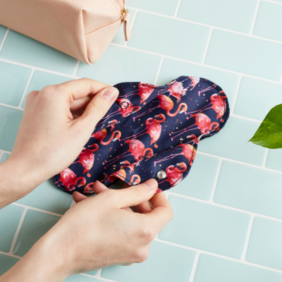 Reusable Menstrual Pad (with black core)