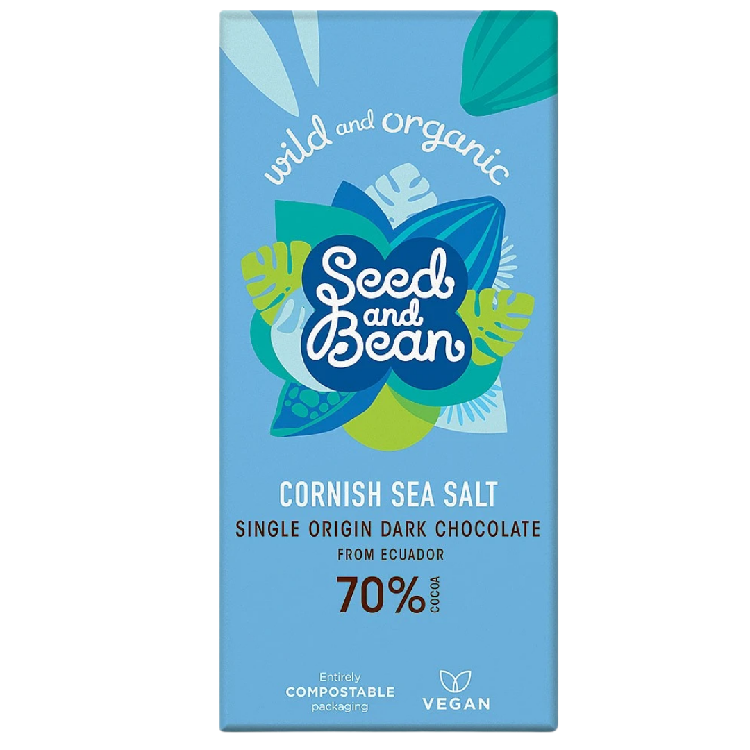 Seed &amp; Bean Cornish Sea Salt Chocolate bar
