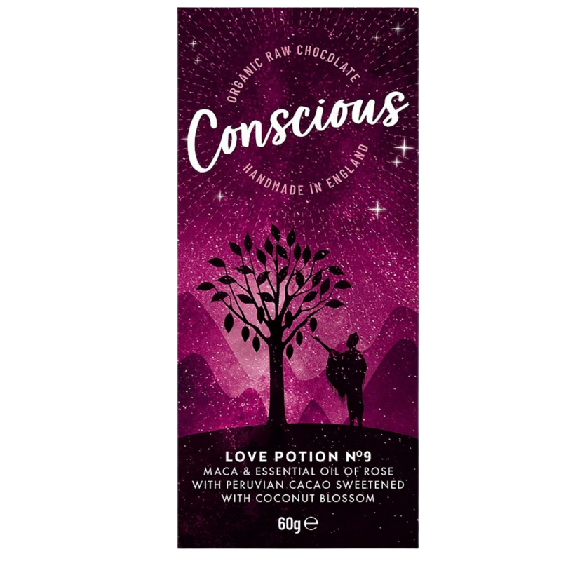Conscious Love Potion No.9 -   Rose &amp; Maca  Chocolate bar
