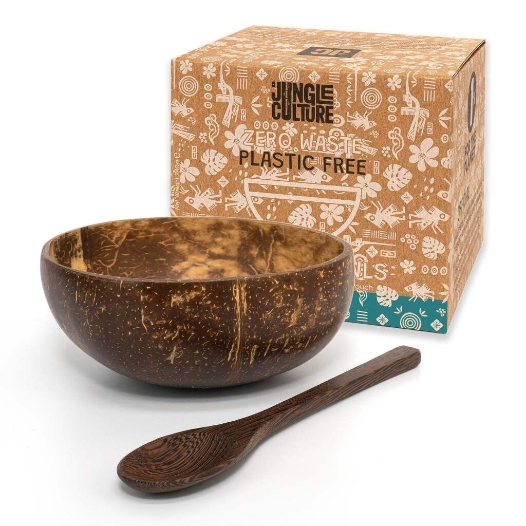 Coconut Bowl &amp; Spoon Set