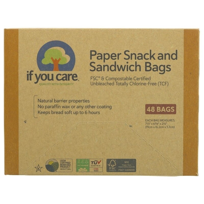 If  You Care Paper Snack and Sandwich Bags