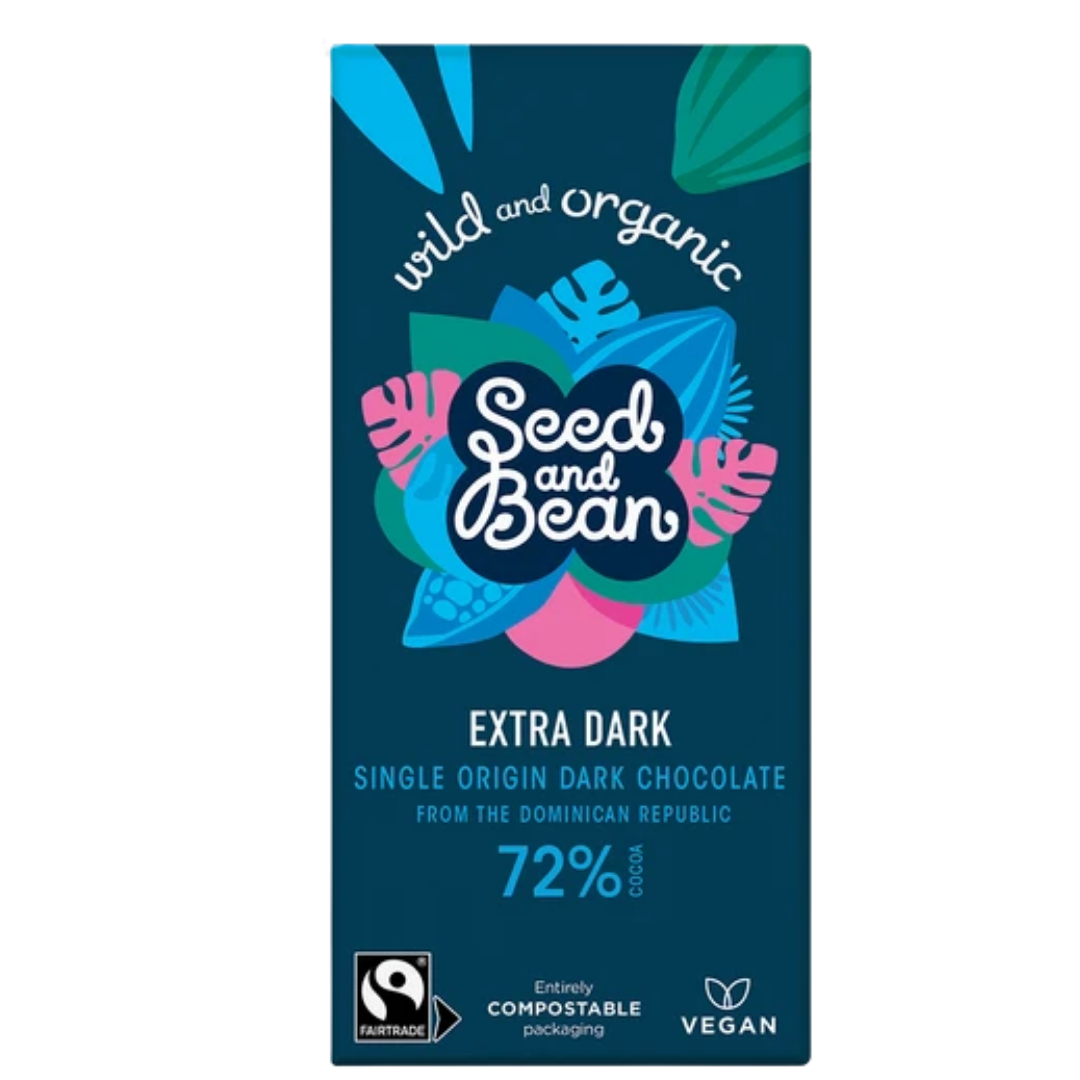 Seed &amp; Bean Extra Dark Chocolate bar
