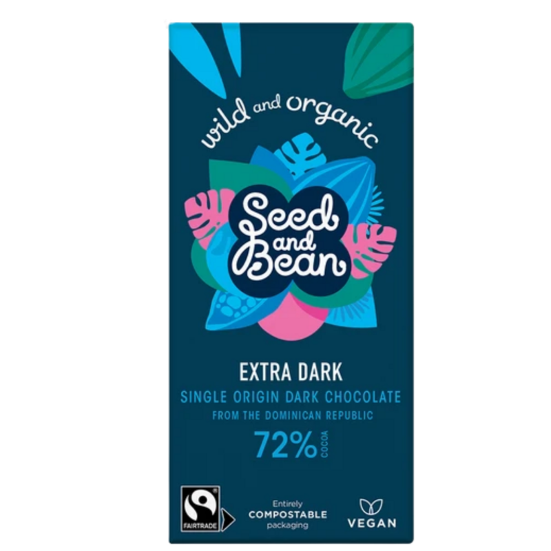 Seed &amp; Bean Extra Dark Chocolate bar