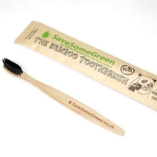 Firm Charcoal Bamboo Toothbrush
