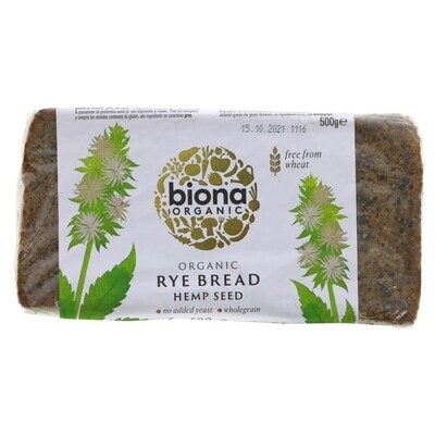 Biona Organic Rye Bread Hemp Seed