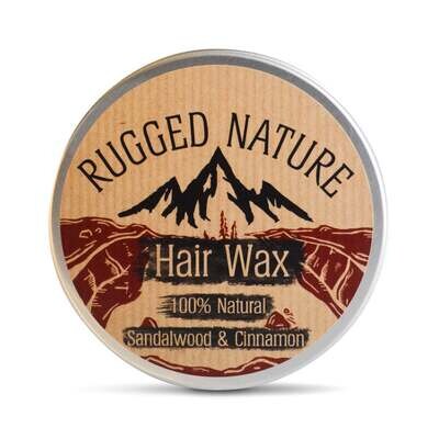 Rugged Nature Hair Wax Sandalwood & Cinnamon