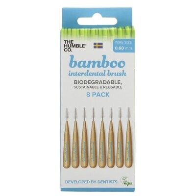 Bamboo Interdental Brushes (Blue 0.60mm)