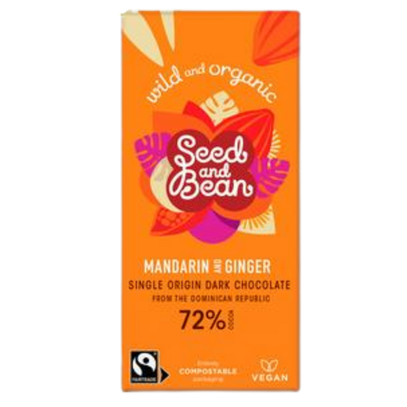 Seed &amp; Bean Mandarin &amp; Ginger Chocolate bar