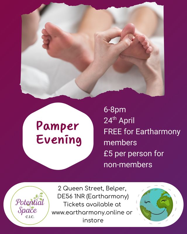Pamper evening 26th June