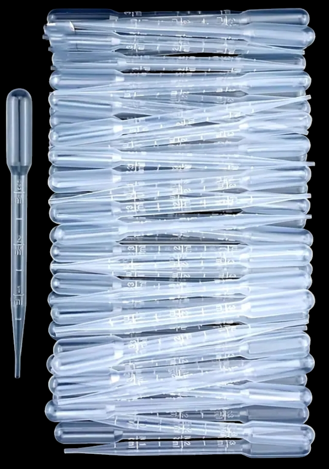 3ml plastic transfer pipettes