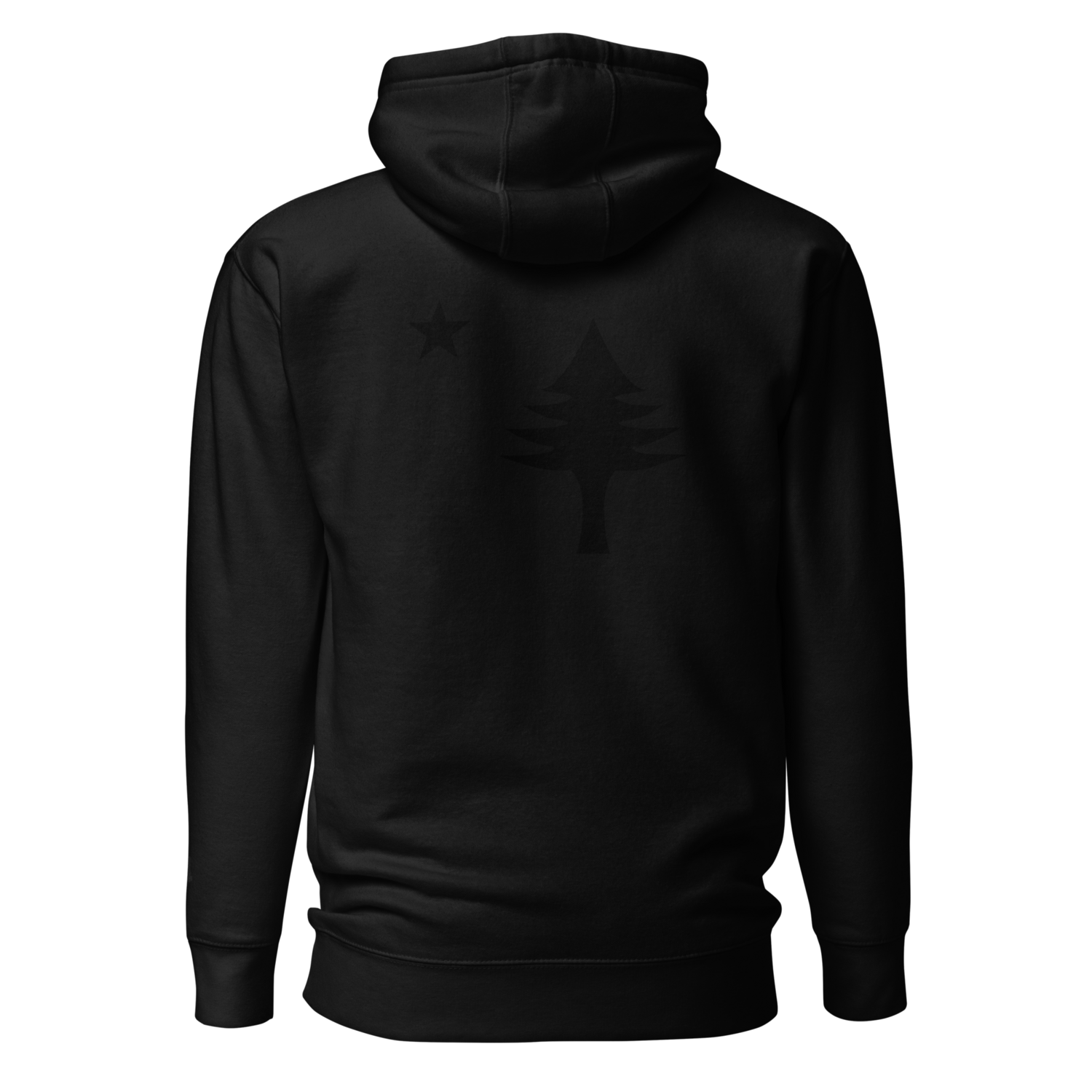 Maine Tribute Hoodie | 
Premium Embroidered Black
