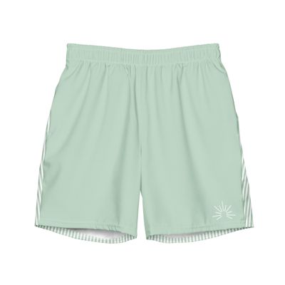 Sunrise Swim Trunks | Edgewater Seersucker