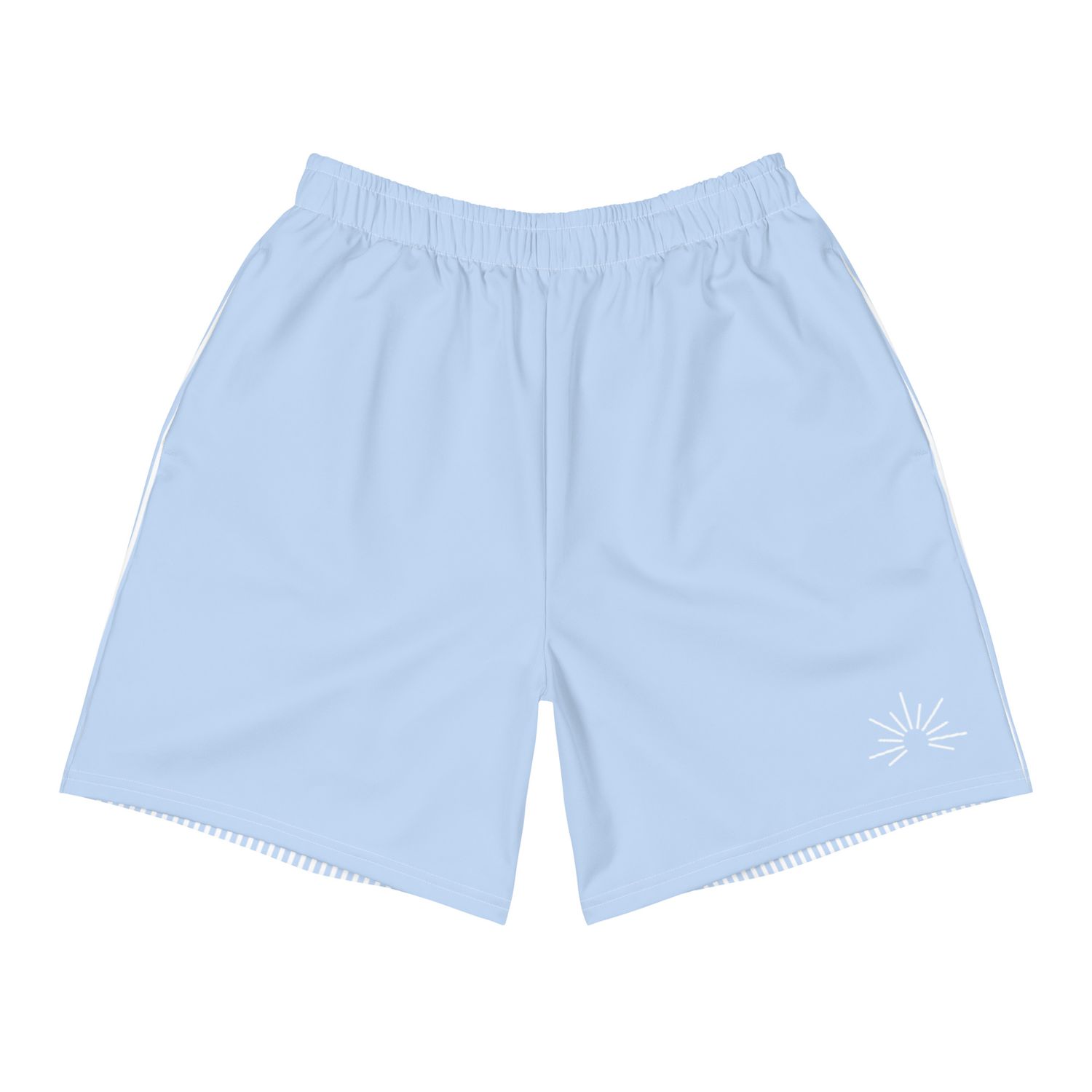 Sunrise Athletic Shorts | Hawkes Blue Seersucker