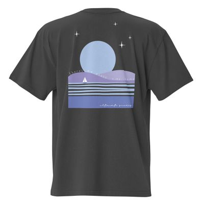 There's No Place Like Home | Oversized Tee Dark