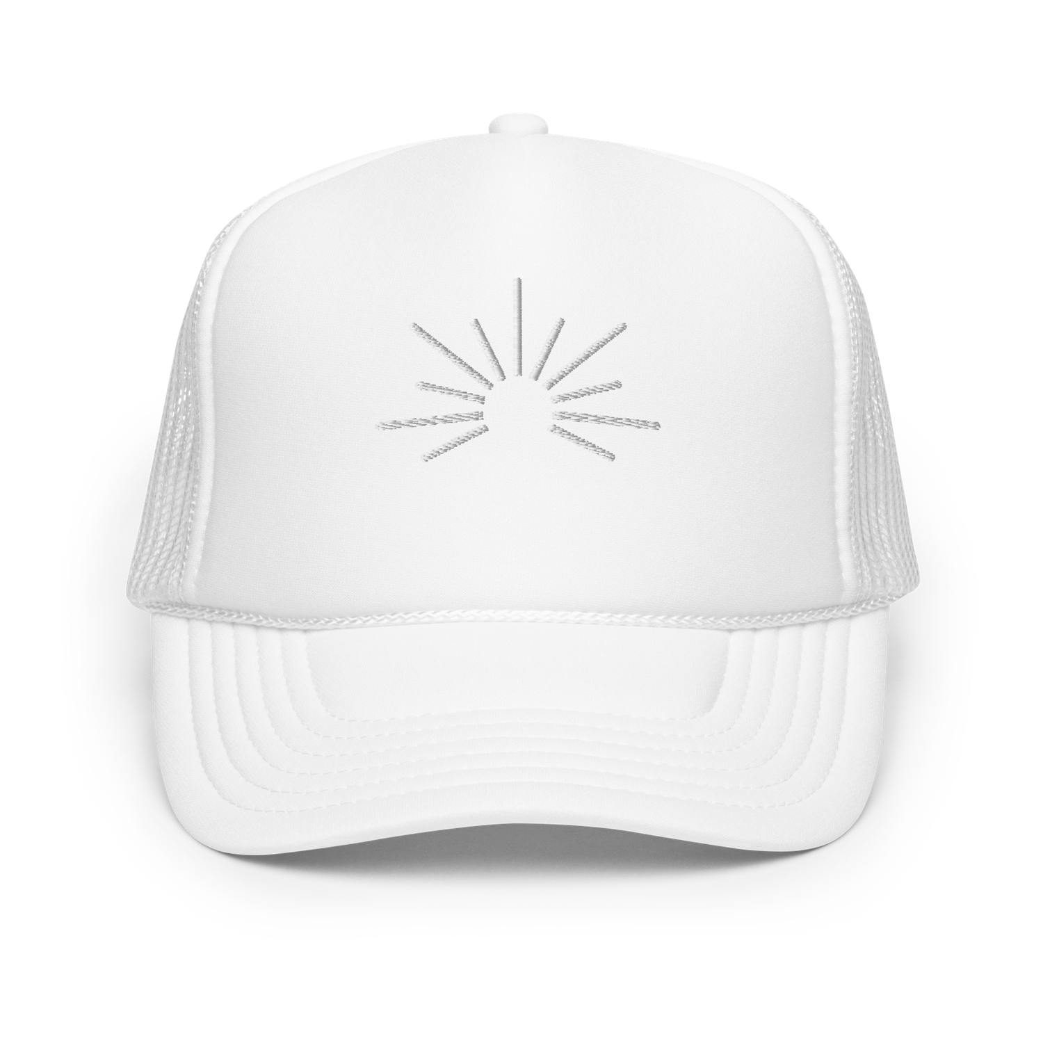 Sunrise Foam Trucker Hat | White