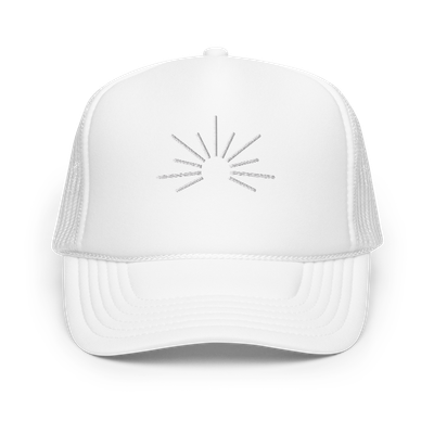 Sunrise Foam Trucker Hat | White