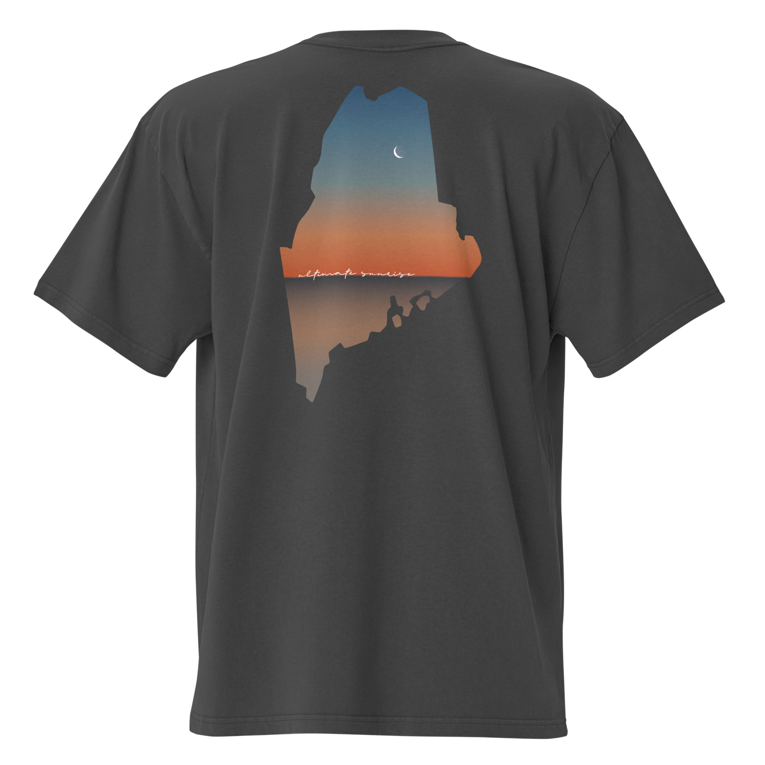 Maine Dusk | Oversized Tee Dark