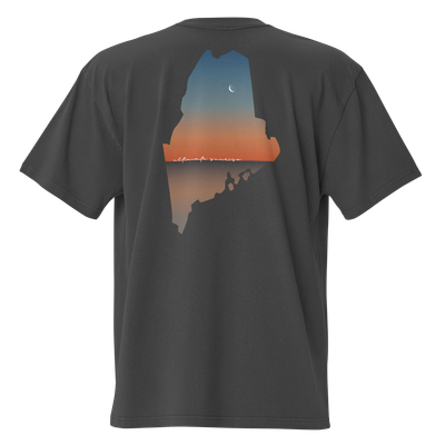 Maine Dusk | Oversized Tee Dark