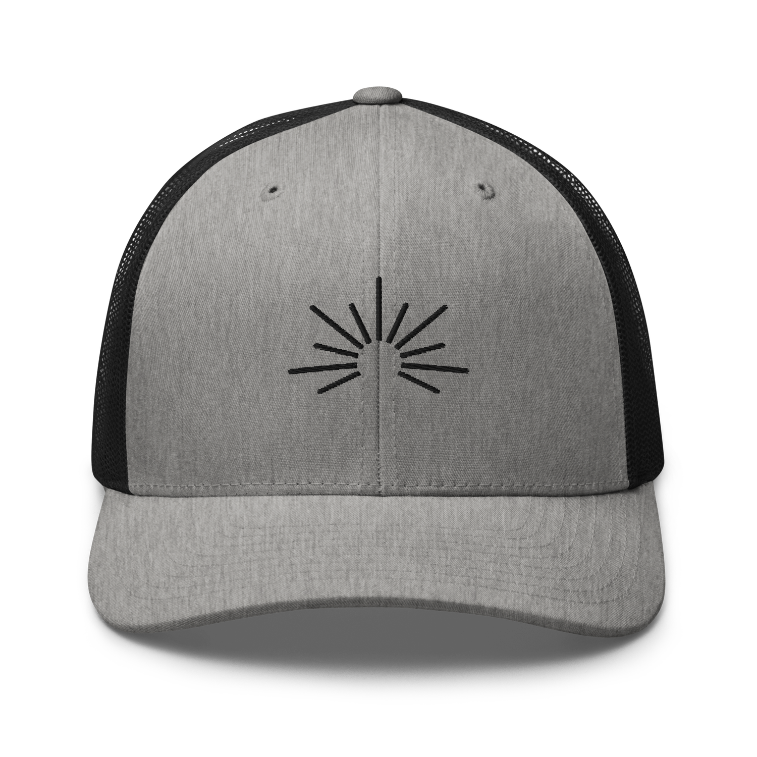 Sunrise Trucker Hat | Grey &amp; Black