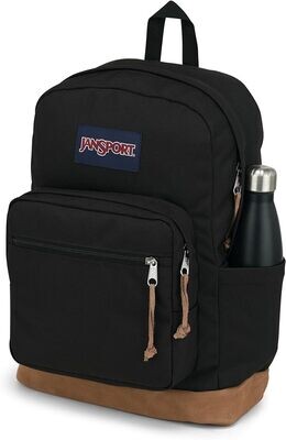 JanSport Right Pack Backpack - Travel, Work, or Laptop Bookbag with Leather Bottom