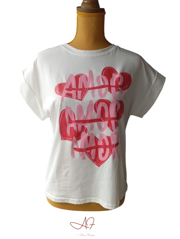 T-shirt Amor Amor