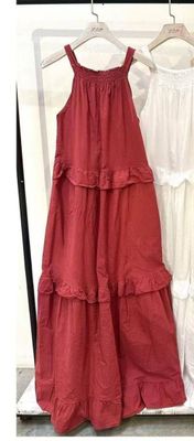 Vestido Comprido Bordô 