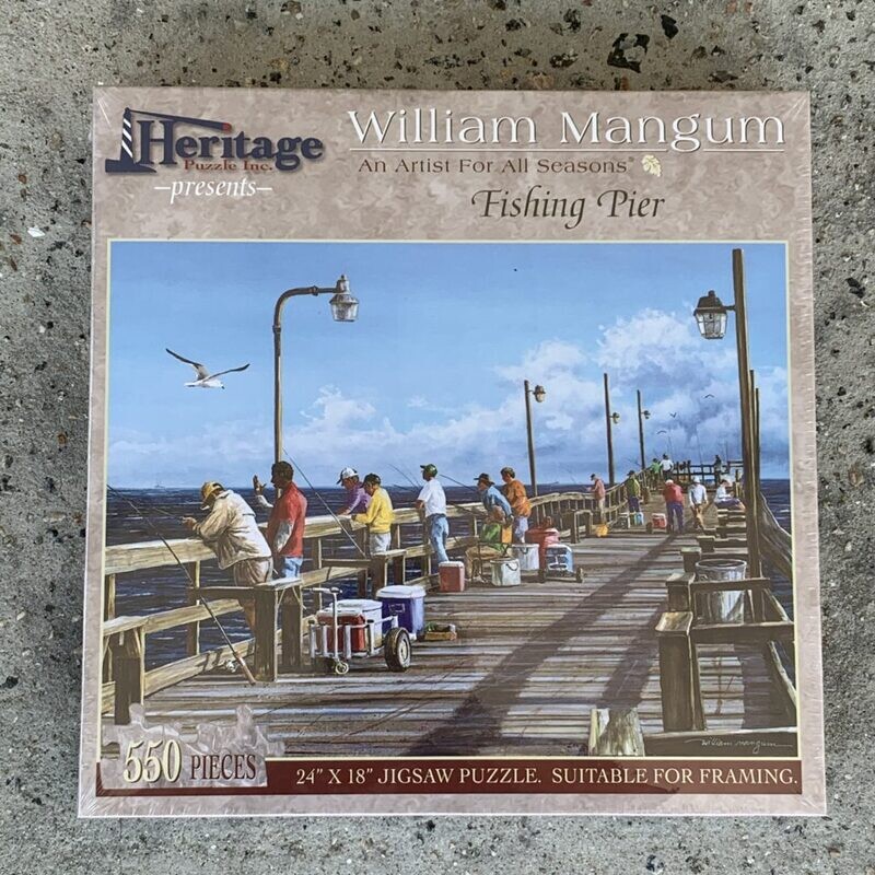 PUZZLE FISHING PIER 550PCS