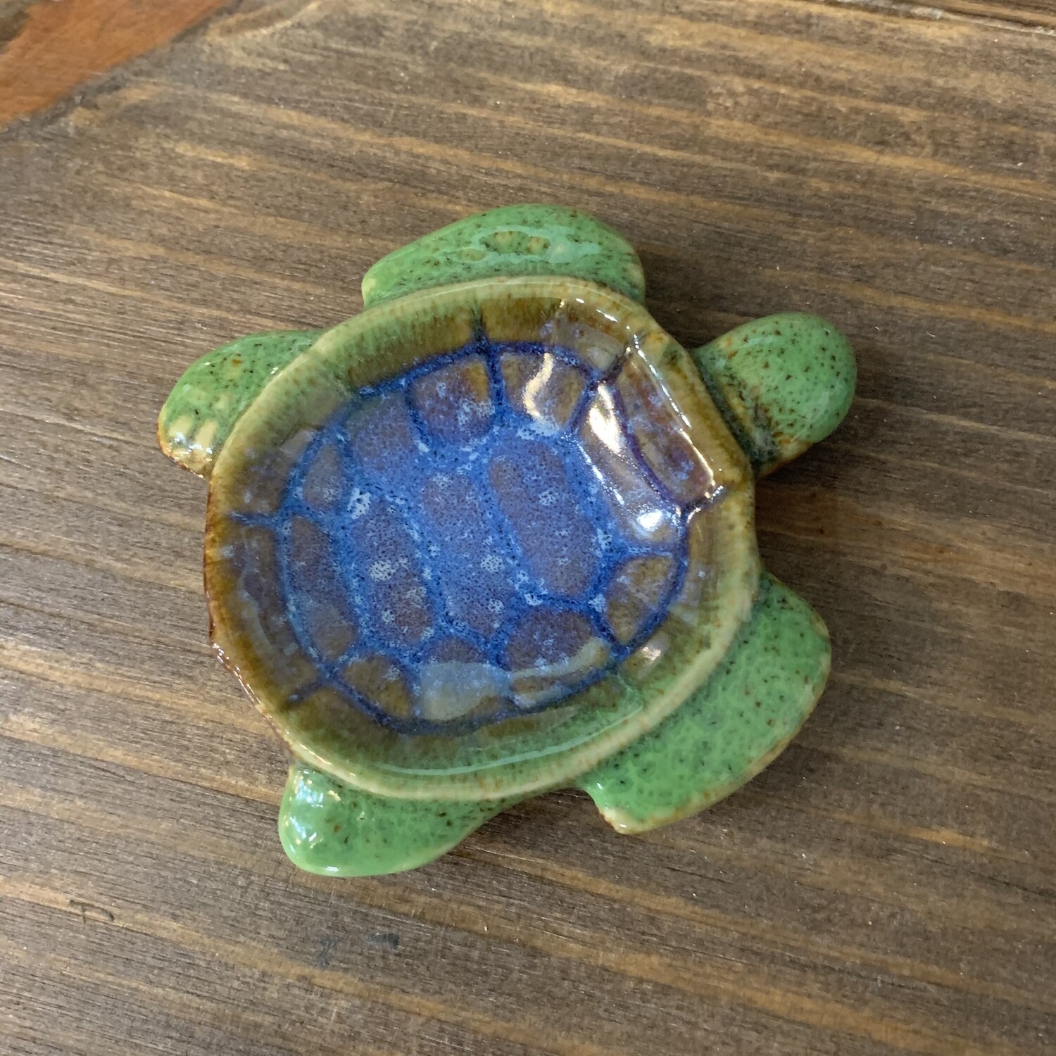 MINI DISH POTTERY TURTLE