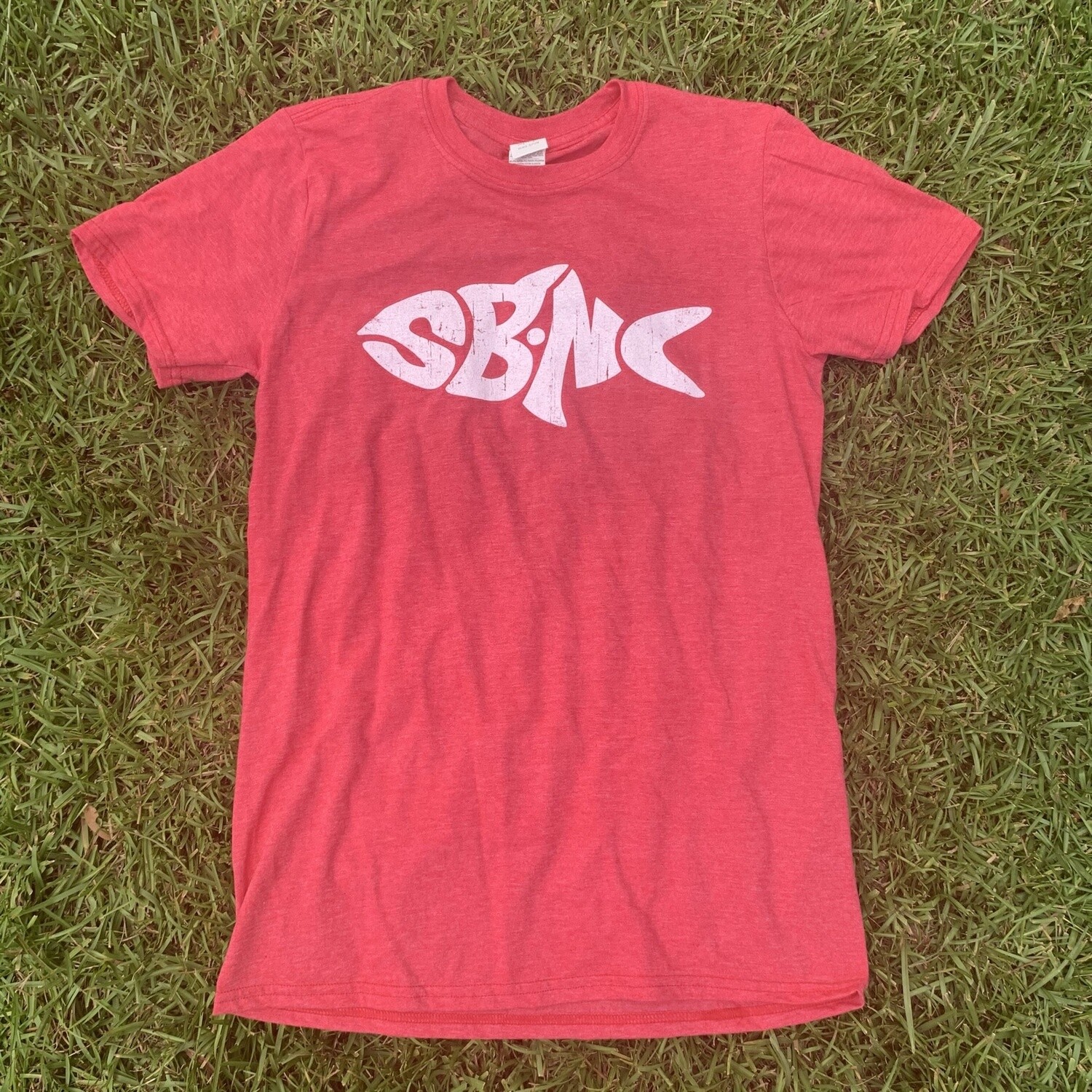 SBNC FISH WHITE INK SS TEE