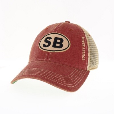 SB EURO OFA TRUCKER CAP CARDINAL