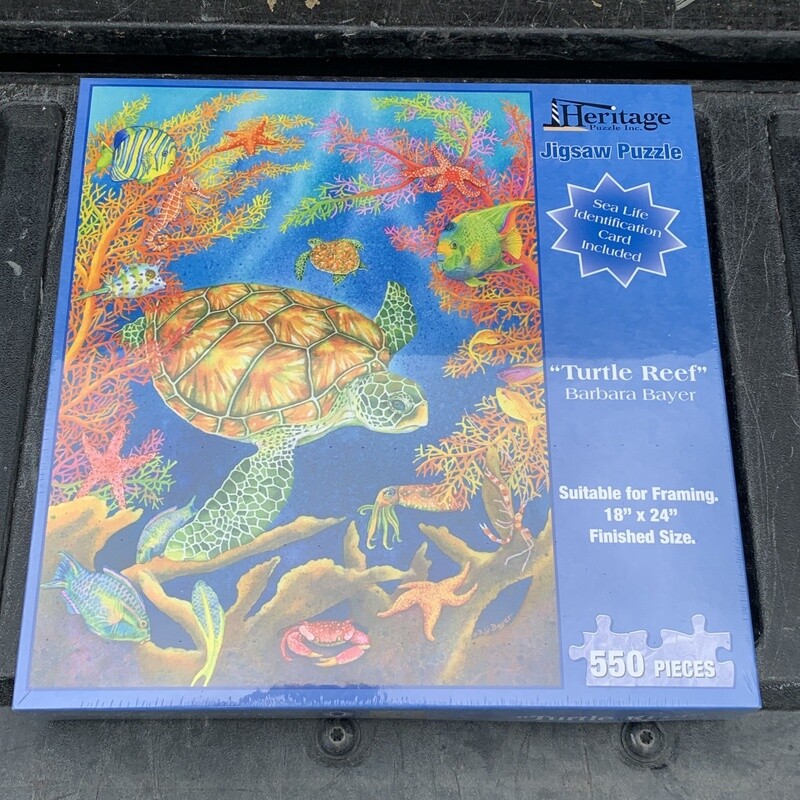 PUZZLE TURTLE REEF 550PCS
