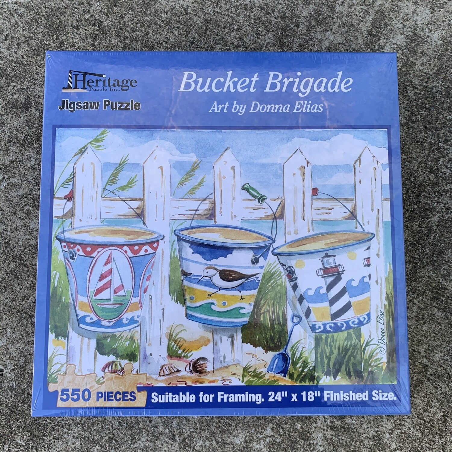 BUCKET BRIGADE PUZZLE 550PCS
