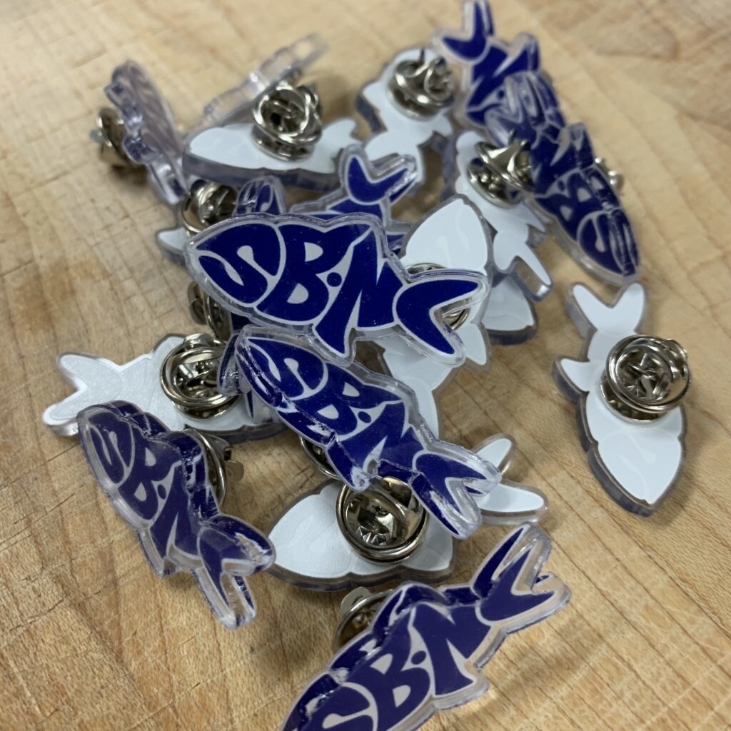 SBNC FISH LAPEL PIN
