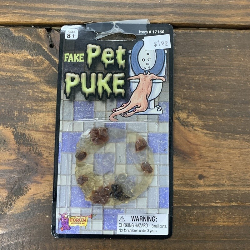 FAKE PET PUKE