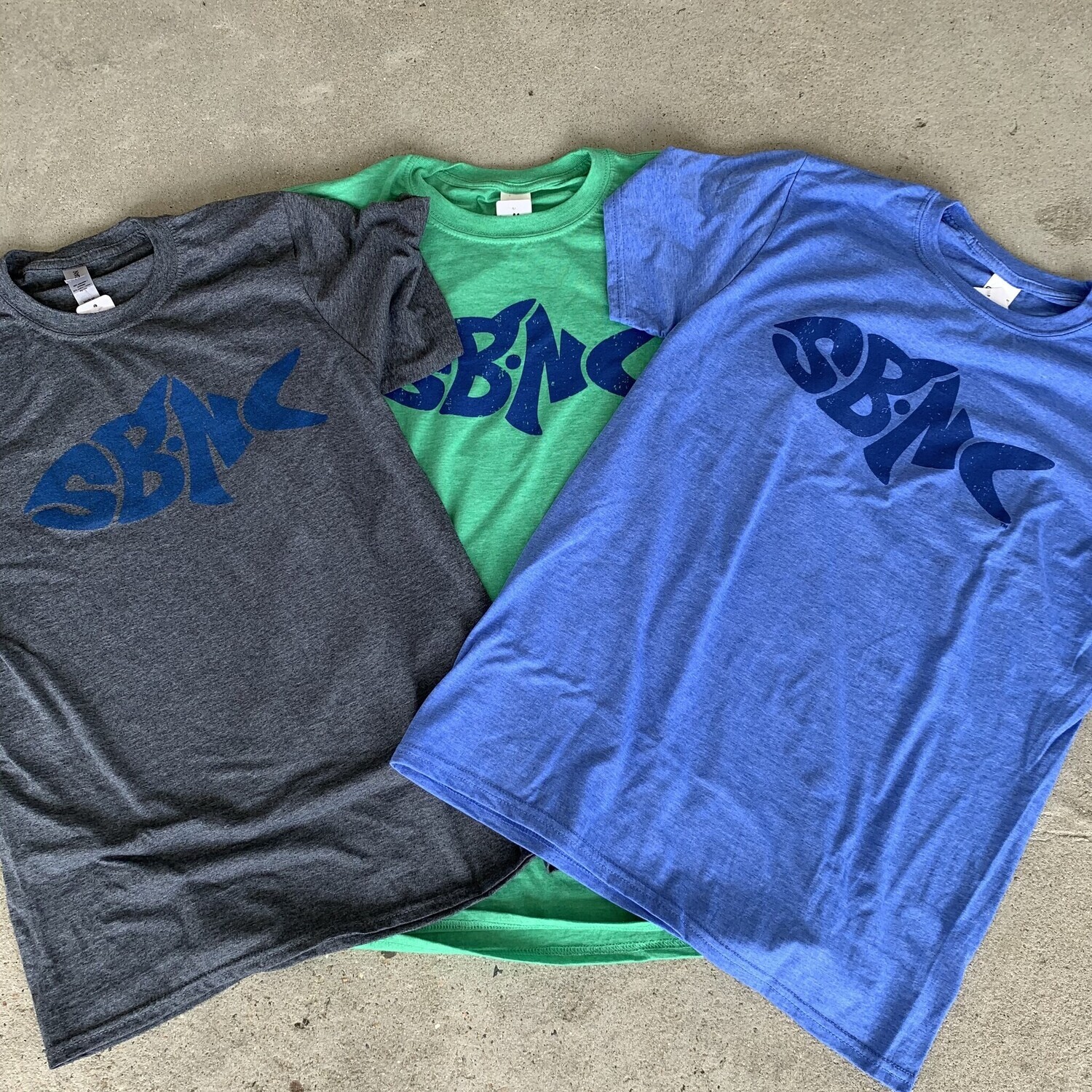 SBNC FISH BLUE INK SS TEE