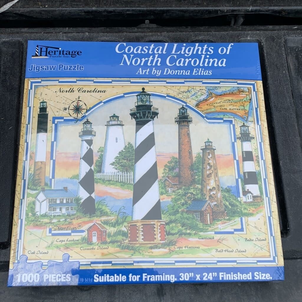 COASTAL LIGHTS PUZZLE 1,000PCS