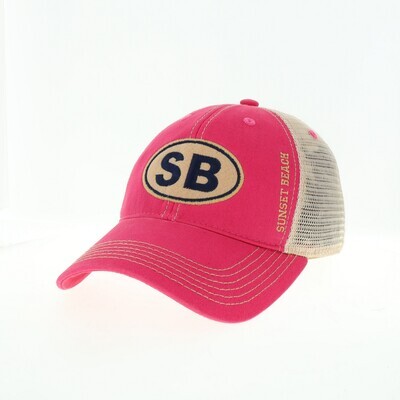SB EURO OFY TRUCKER CAP DARK PINK