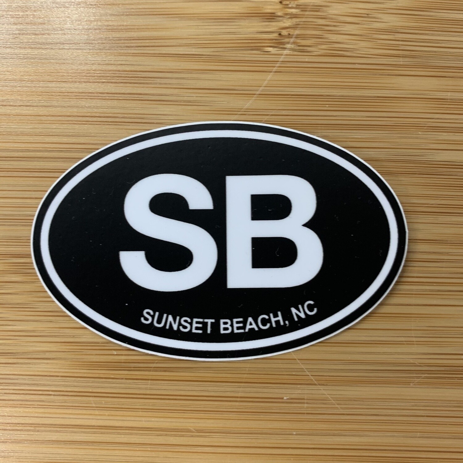 STICKER (S) SB BLACK OVAL