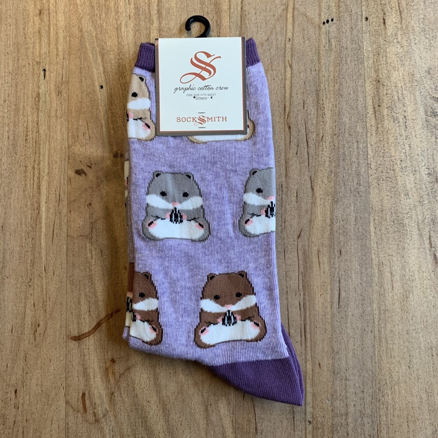 GOING HAM WOMENS SOCKS PURPLE HEATHER