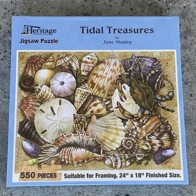 TIDAL TREASURES PUZZLE 550PCS