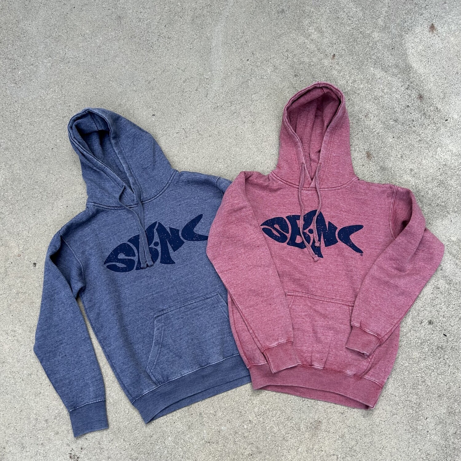 SBNC FISH NAVY INK SOFT PO HOODIE