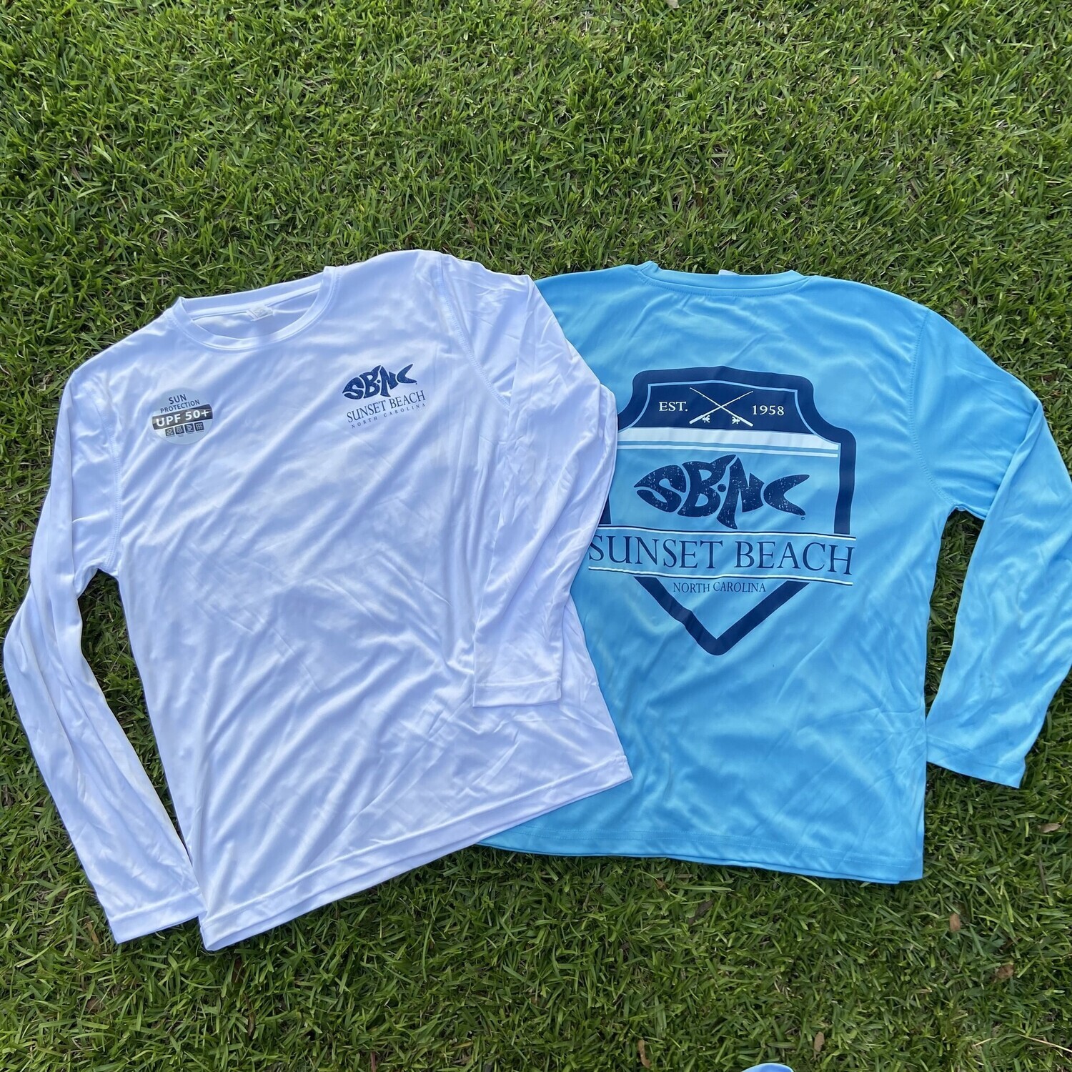 SBNC FISH BADGE UPF LS CREW