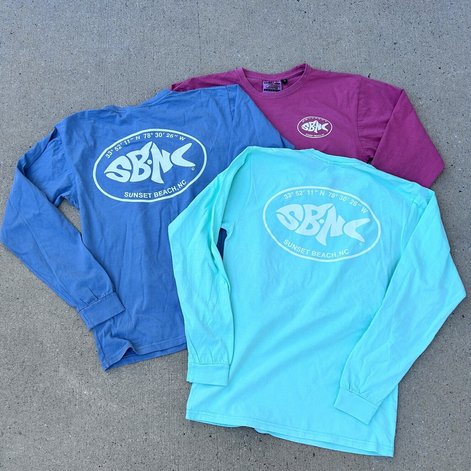 SBNC FISH LATLONG OVAL LS
