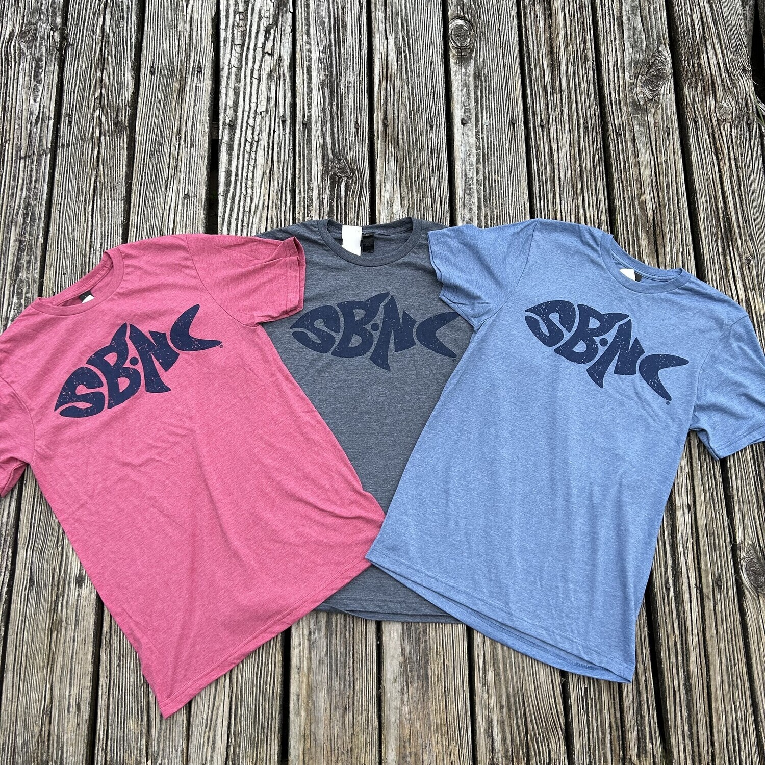 SBNC FISH NAVY INK SS TEE