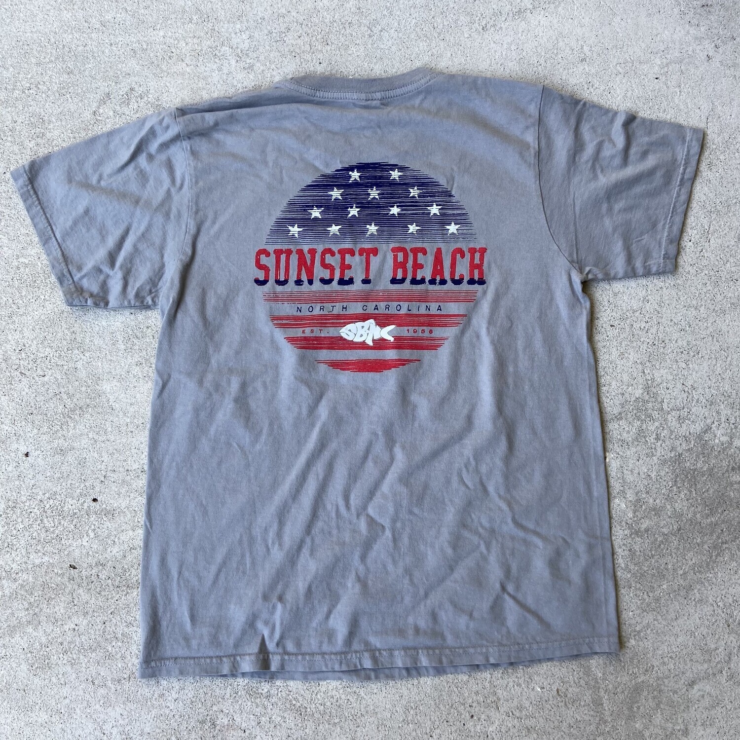 DECORUM SBNC FISH USA TEE