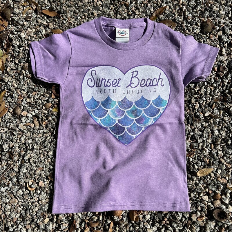 MERMAID AT HEART KIDS TEE