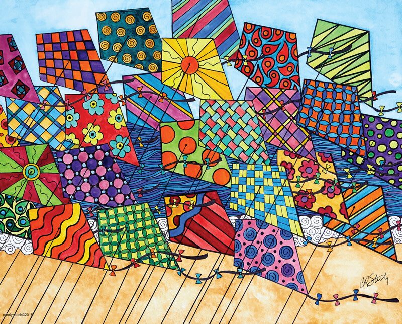 LETS GO FLY A KITE PUZZLE 1,000PCS