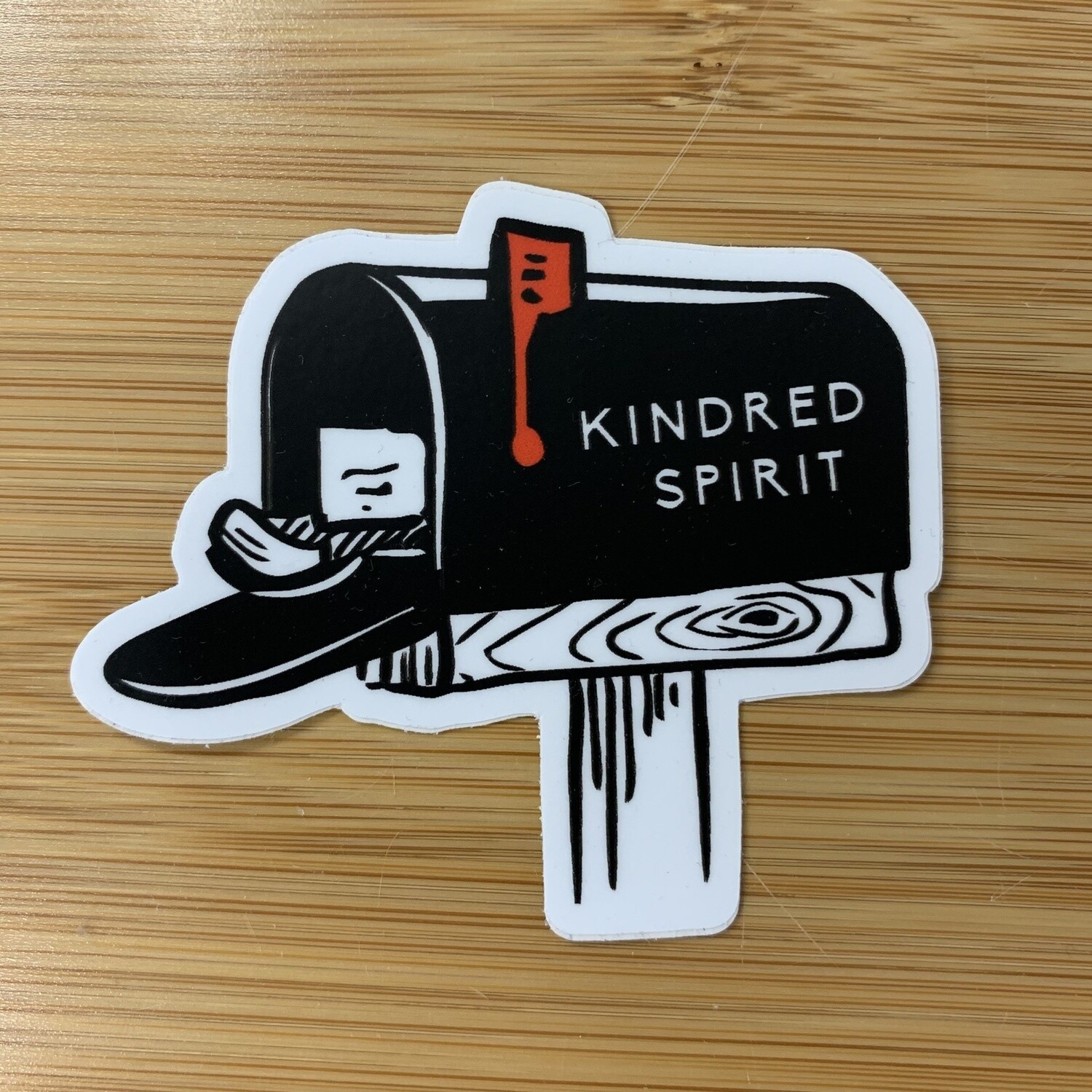 STICKER (S) KINDRED SPIRIT RED FLAG
