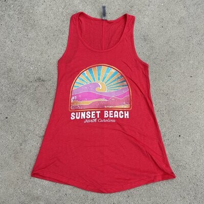 BEAMING WAVE RACERBACK TANK