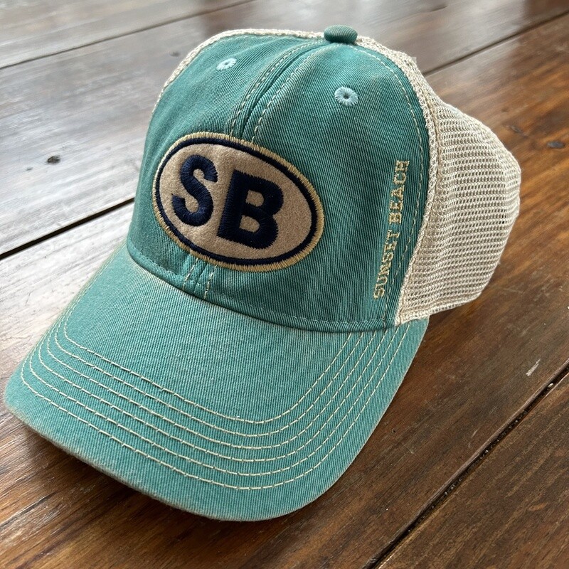 SB EURO OFY TRUCKER CAP AQUA